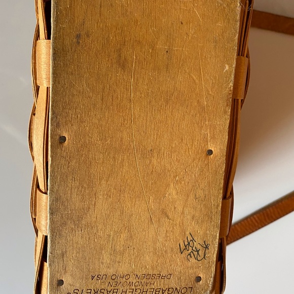 Vintage Longaberger Basket Shoulder Purse - Picture 4 of 10